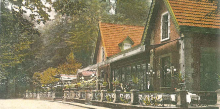 La Laiterie. Carte postale, vers 1910.